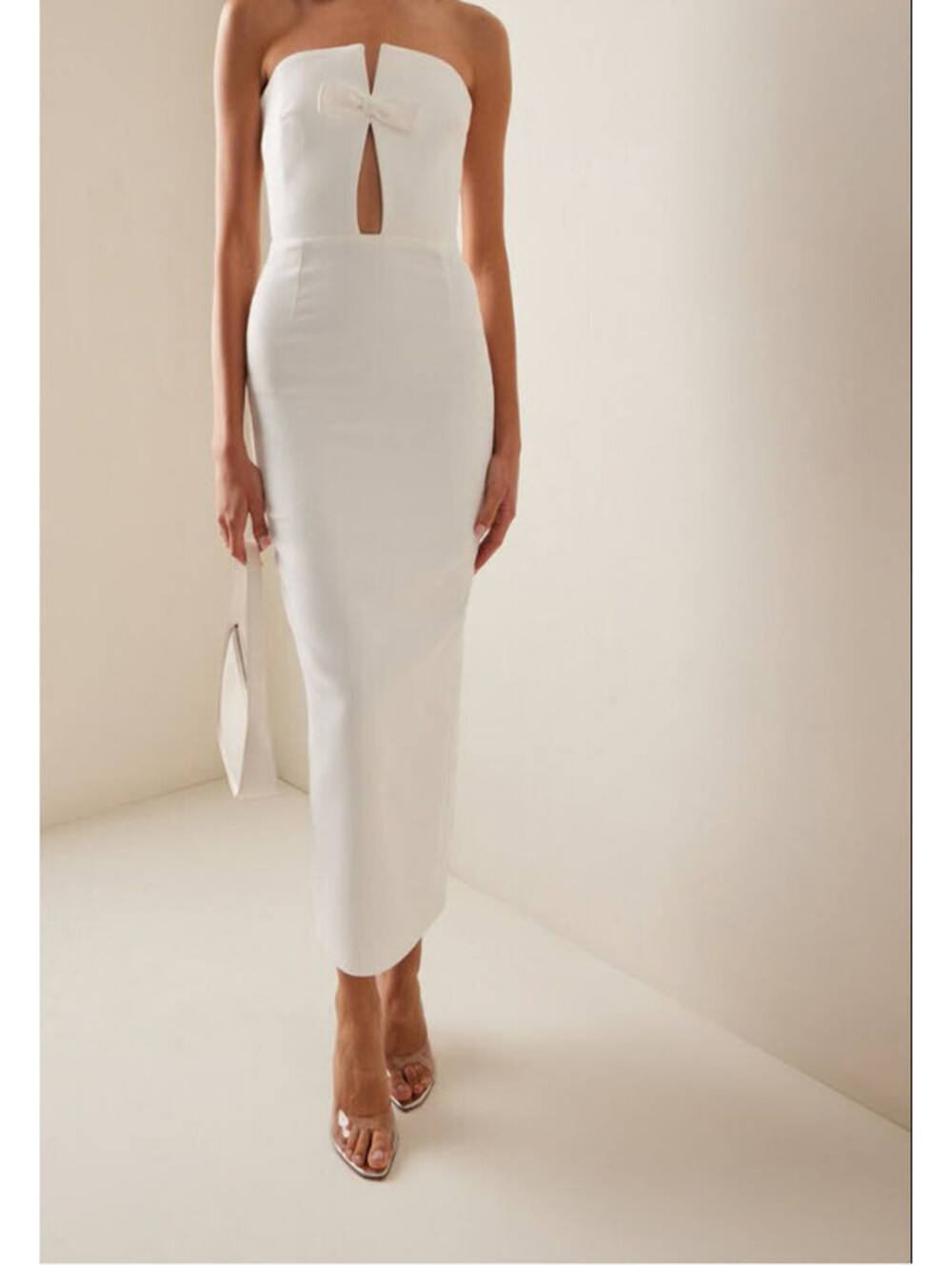 NEW ARRIVALS Holly Dress in White, $1,950 NWT, US 4 FR 36, 70% Off!  #2663